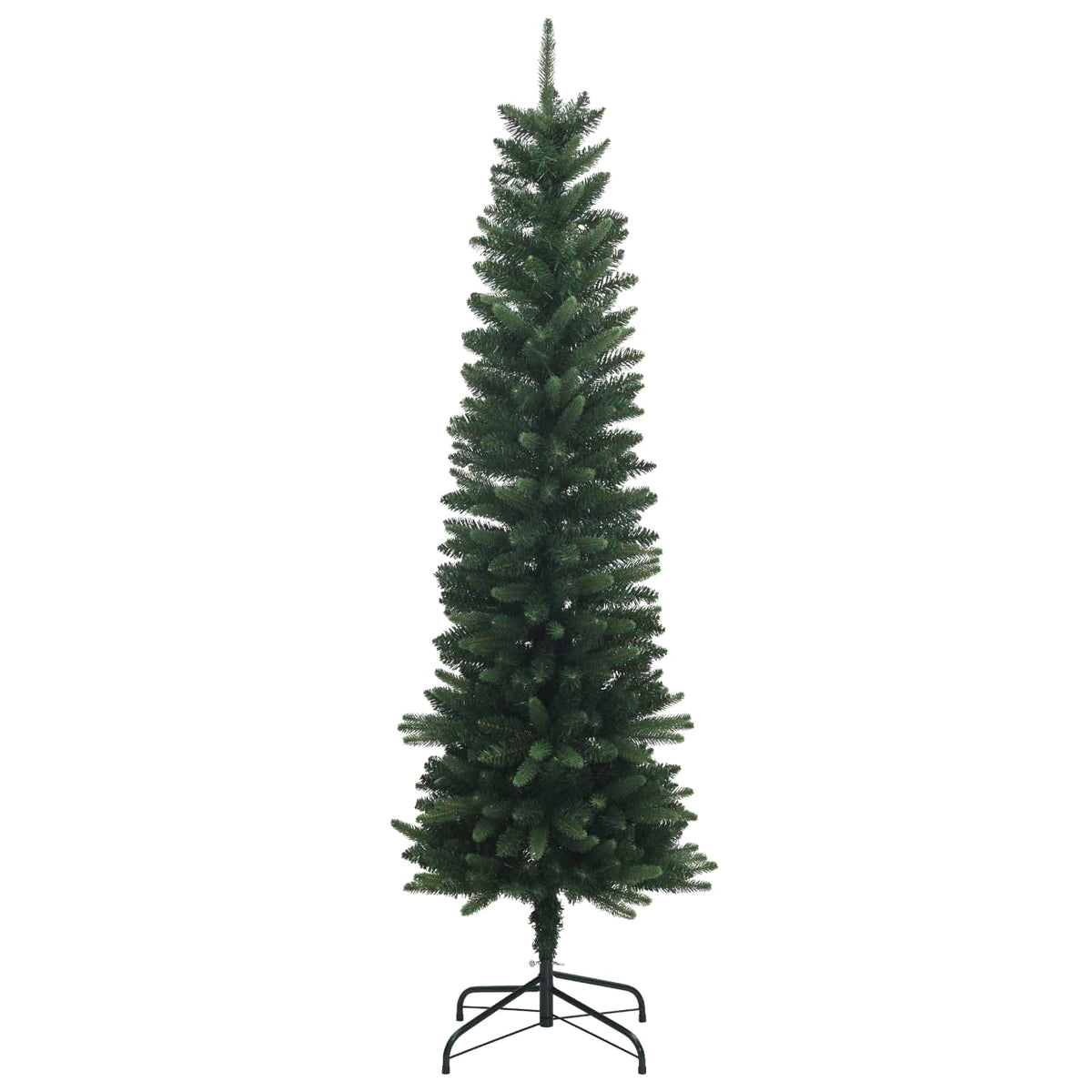Artificial Slim Christmas Tree with Bauble 150 cm 150 LEDs
