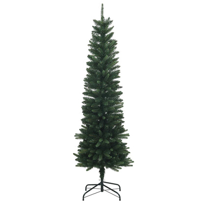 Artificial Slim Christmas Tree with Bauble 150 cm 150 LEDs