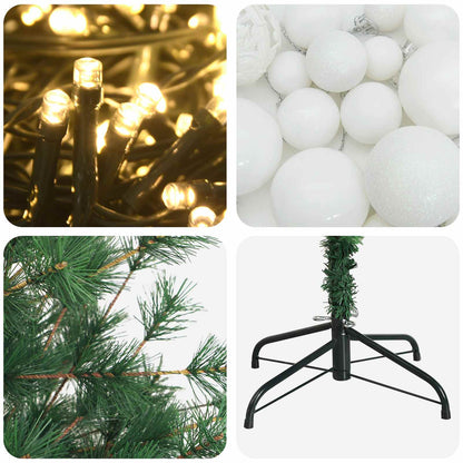 Artificial Christmas Tree with Bauble 150 cm 150 LEDs