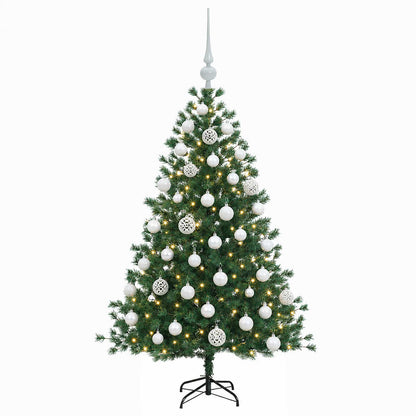 Artificial Christmas Tree with Bauble 150 cm 150 LEDs