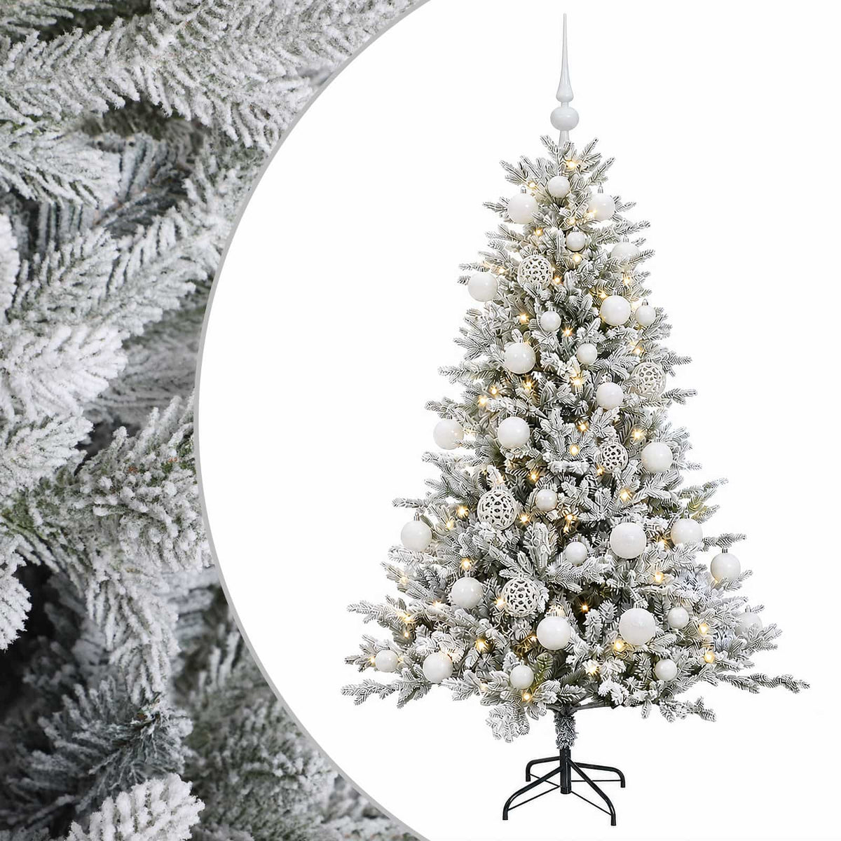 Artificial Christmas Tree with Bauble 120 cm 150 LEDs
