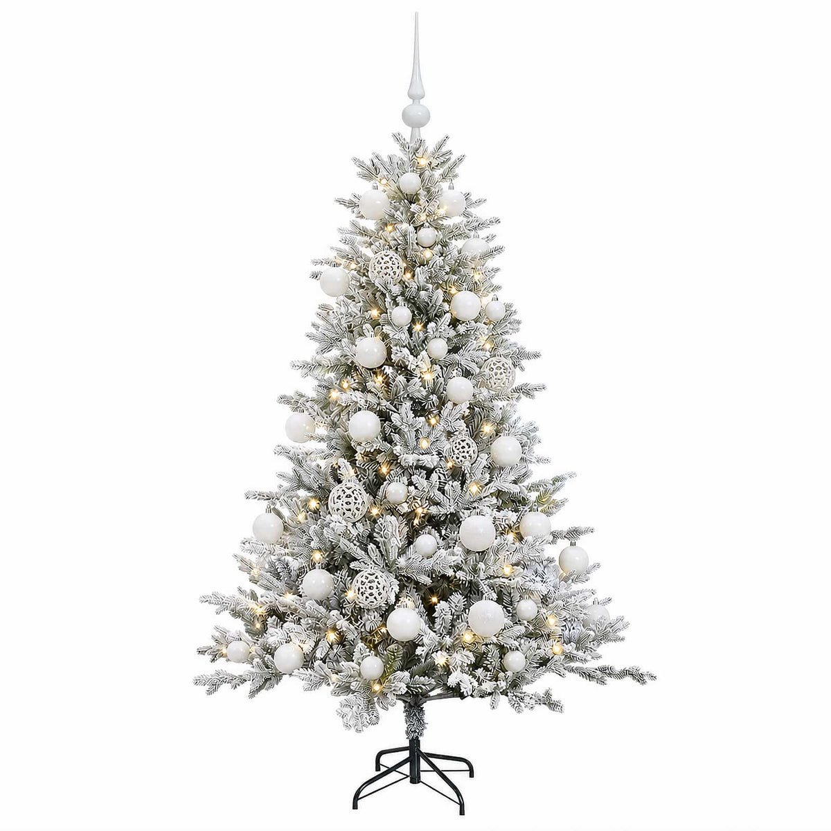 Artificial Christmas Tree with Bauble 120 cm 150 LEDs