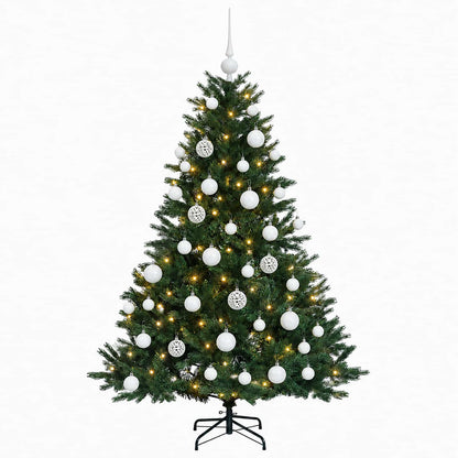 Artificial Christmas Tree with Bauble 150 cm 150 LEDs