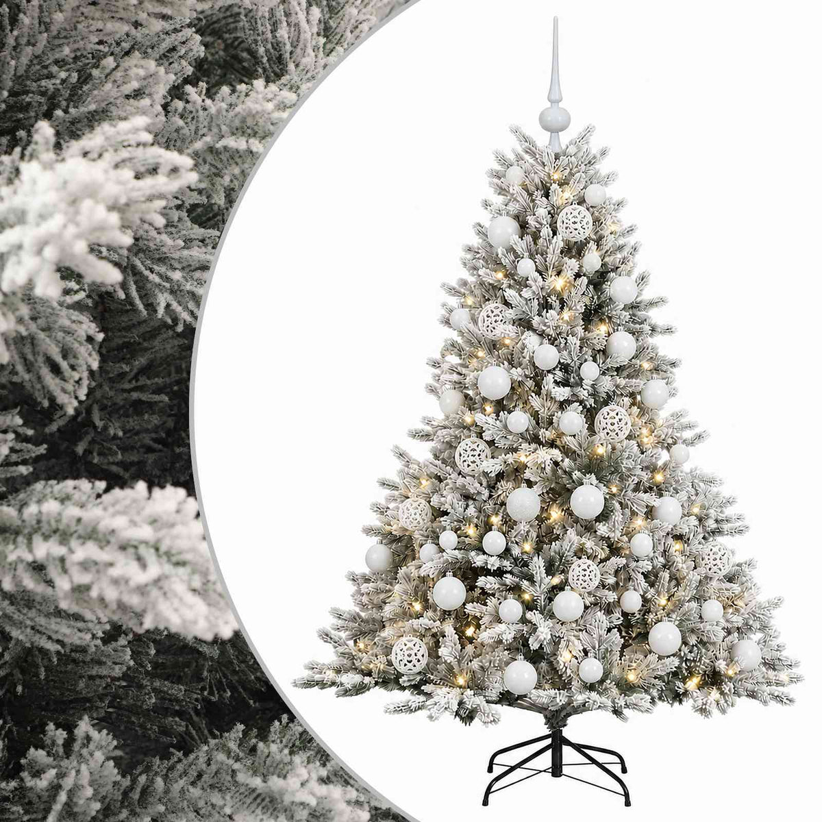 Artificial Christmas Tree with Bauble 120 cm 150 LEDs