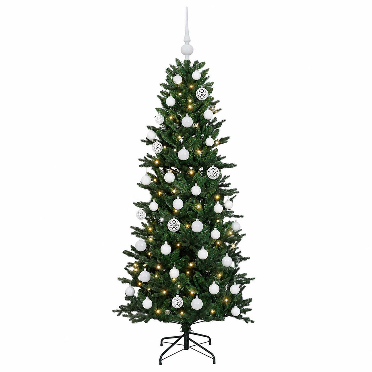 Artificial Christmas Tree with Bauble 120 cm 150 LEDs