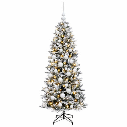 Artificial Christmas Tree with Bauble 150 cm 150 LEDs