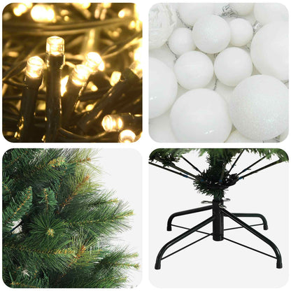 Artificial Christmas Tree with Bauble 120 cm 150 LEDs