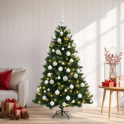 Artificial Christmas Tree with Bauble 120 cm 150 LEDs
