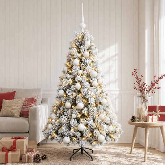 Artificial Christmas Tree with Bauble 150 cm 150 LEDs