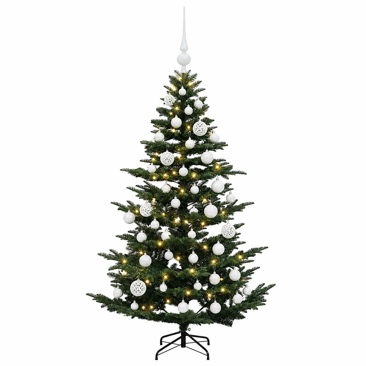 Artificial Christmas Tree with Bauble 120 cm 150 LEDs