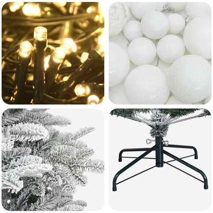 Artificial Christmas Tree with Bauble 120 cm 150 LEDs
