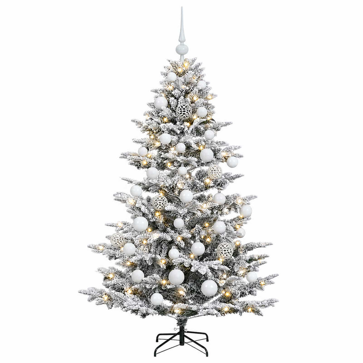 Artificial Christmas Tree with Bauble 120 cm 150 LEDs