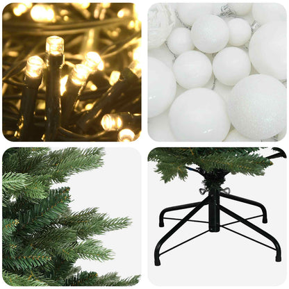 Artificial Christmas Tree with Bauble 150 cm 150 LEDs