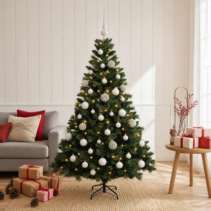 Artificial Christmas Tree with Bauble 120 cm 150 LEDs