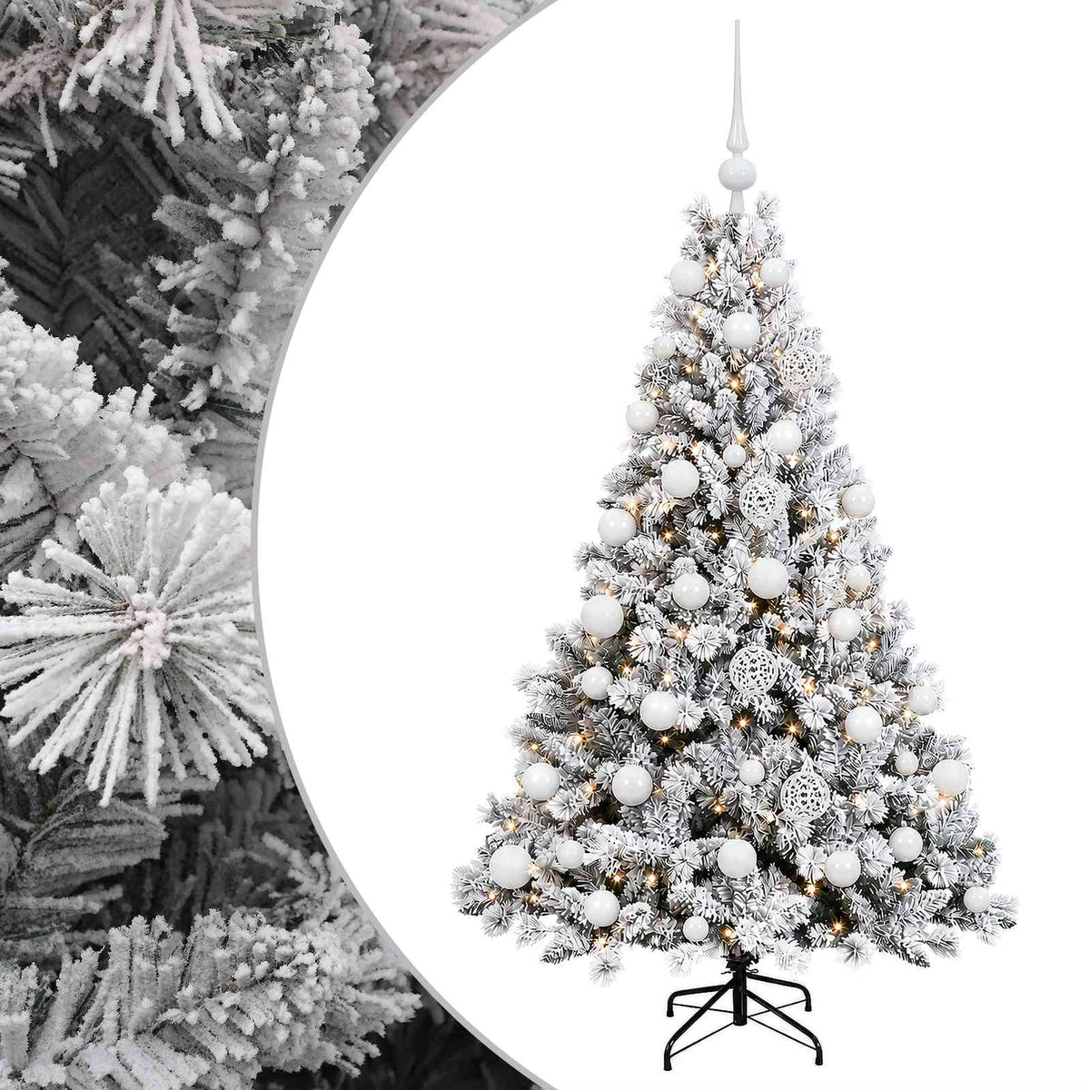 Artificial Christmas Tree with Bauble 120 cm 150 LEDs