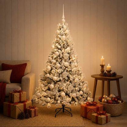 Artificial Christmas Tree with Bauble 120 cm 150 LEDs