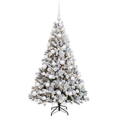 Artificial Christmas Tree with Bauble 150 cm 150 LEDs