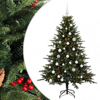Artificial Christmas Tree with Bauble 150 cm 150 LEDs