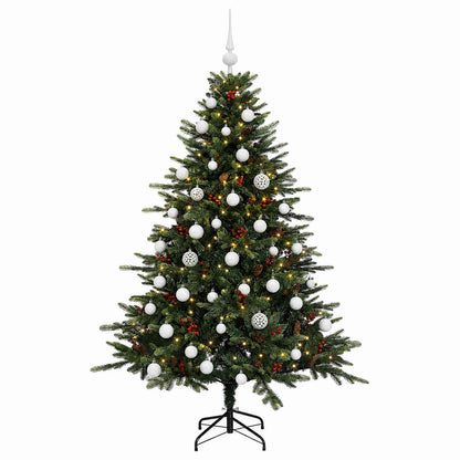 Artificial Christmas Tree with Bauble 150 cm 150 LEDs