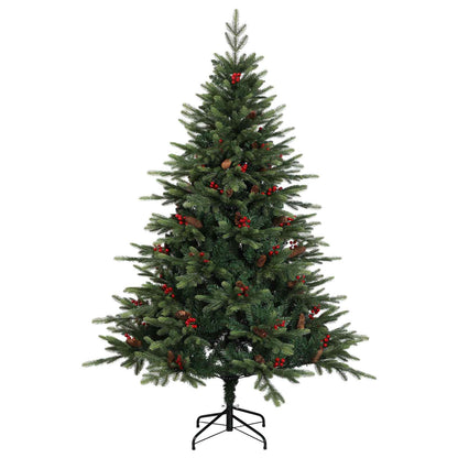 Artificial Christmas Tree with Bauble 150 cm 150 LEDs