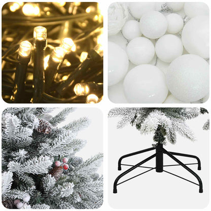 Artificial Christmas Tree with Bauble 150 cm 150 LEDs