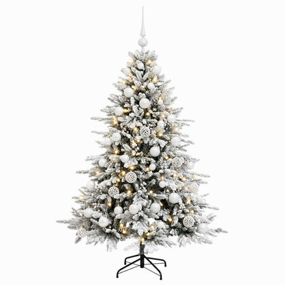 Artificial Christmas Tree with Bauble 150 cm 150 LEDs