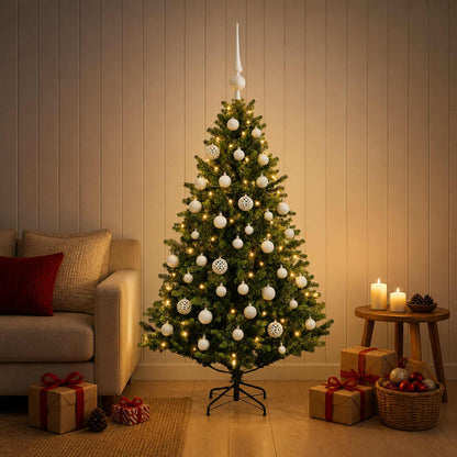 Artificial Christmas Tree with Bauble 120 cm 150 LEDs