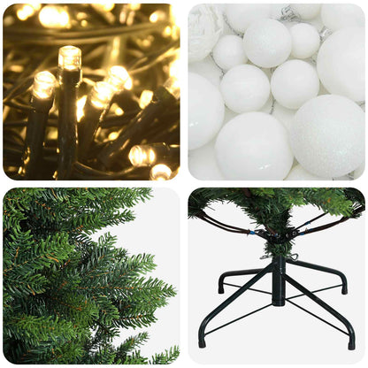 Artificial Christmas Tree with Bauble 150 cm 150 LEDs