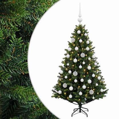 Artificial Christmas Tree with Bauble 150 cm 150 LEDs