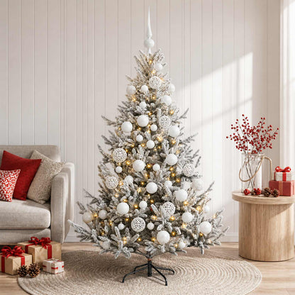 Artificial Christmas Tree with Bauble 120 cm 150 LEDs