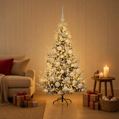 Artificial Christmas Tree with Bauble 120 cm 150 LEDs