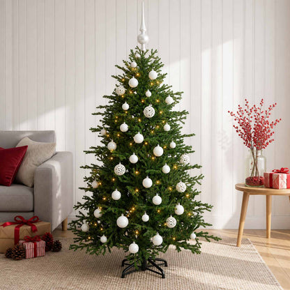 Artificial Christmas Tree with Bauble 150 cm 150 LEDs