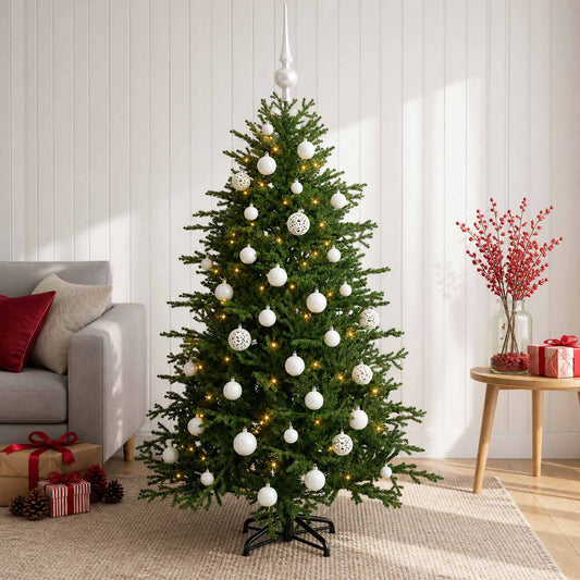 Artificial Christmas Tree with Bauble 120 cm 150 LEDs