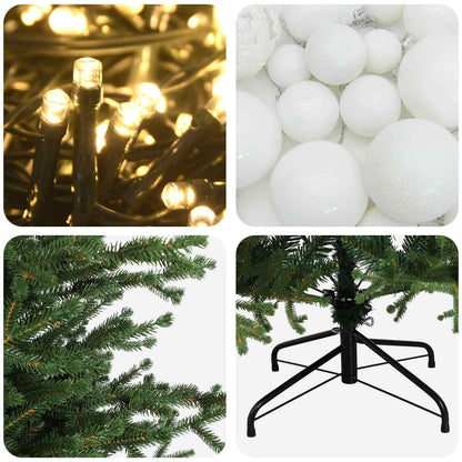 Artificial Christmas Tree with Bauble 150 cm 150 LEDs