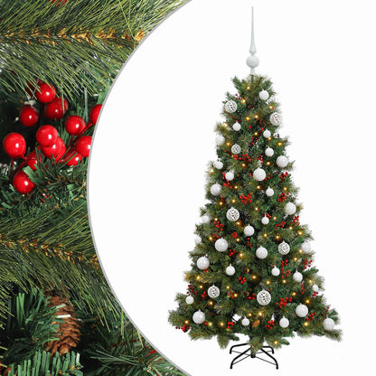 Artificial Christmas Tree with Bauble 150 cm 150 LEDs