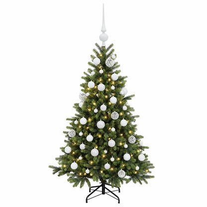 Artificial Christmas Tree with Bauble 150 cm 150 LEDs