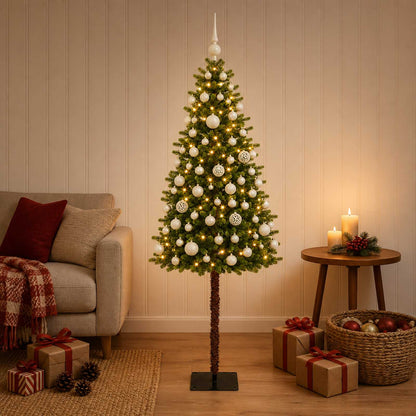 Artificial Christmas Tree with Bauble 120 cm 150 LEDs