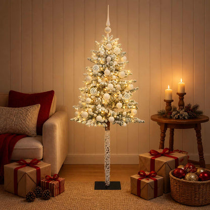 Artificial Christmas Tree with Bauble 120 cm 150 LEDs