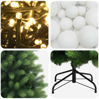 Artificial Christmas Tree with Bauble 150 cm 150 LEDs