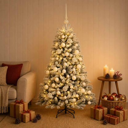Artificial Christmas Tree with Bauble 150 cm 150 LEDs