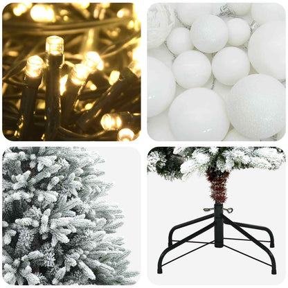 Artificial Christmas Tree with Bauble 120 cm 150 LEDs