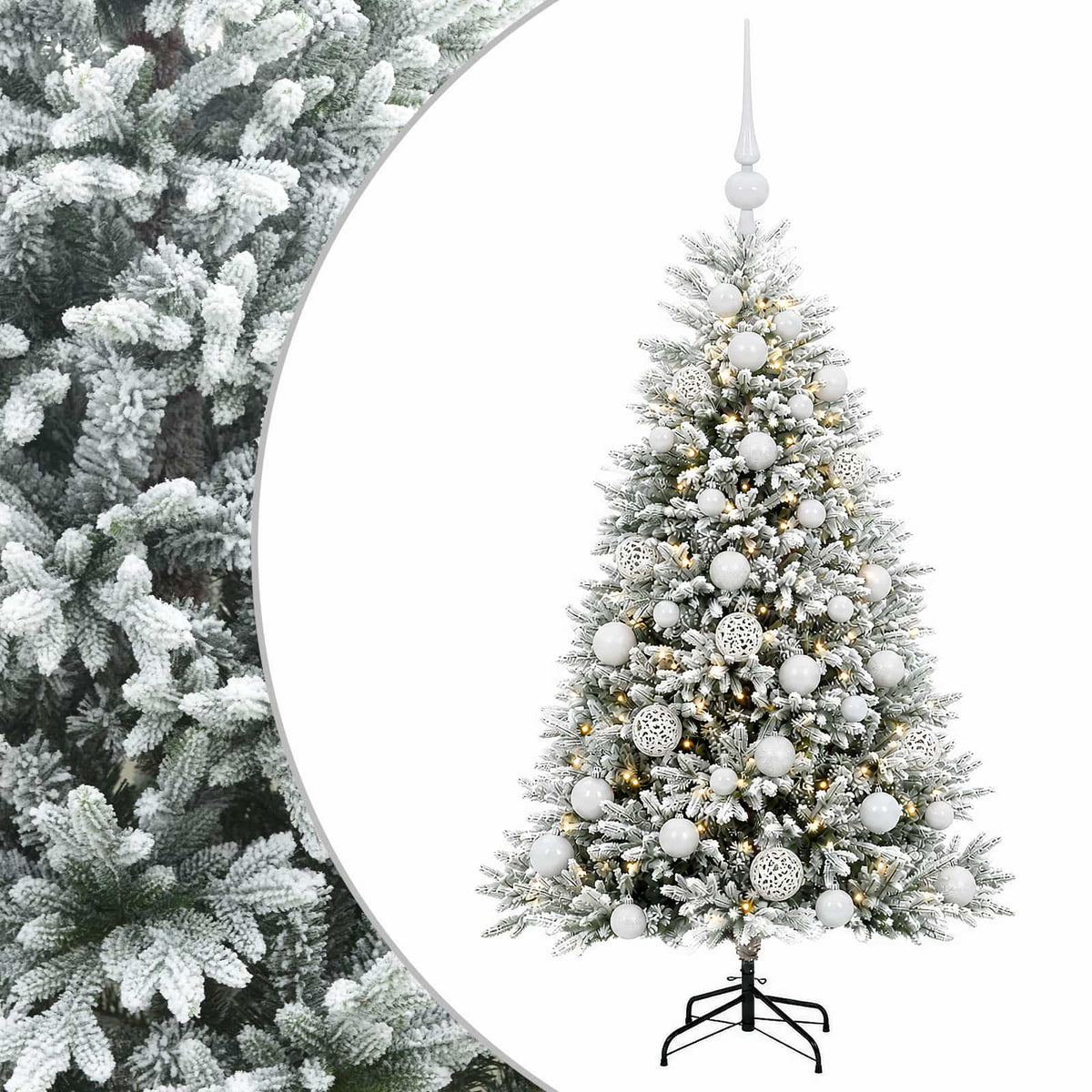 Artificial Christmas Tree with Bauble 120 cm 150 LEDs