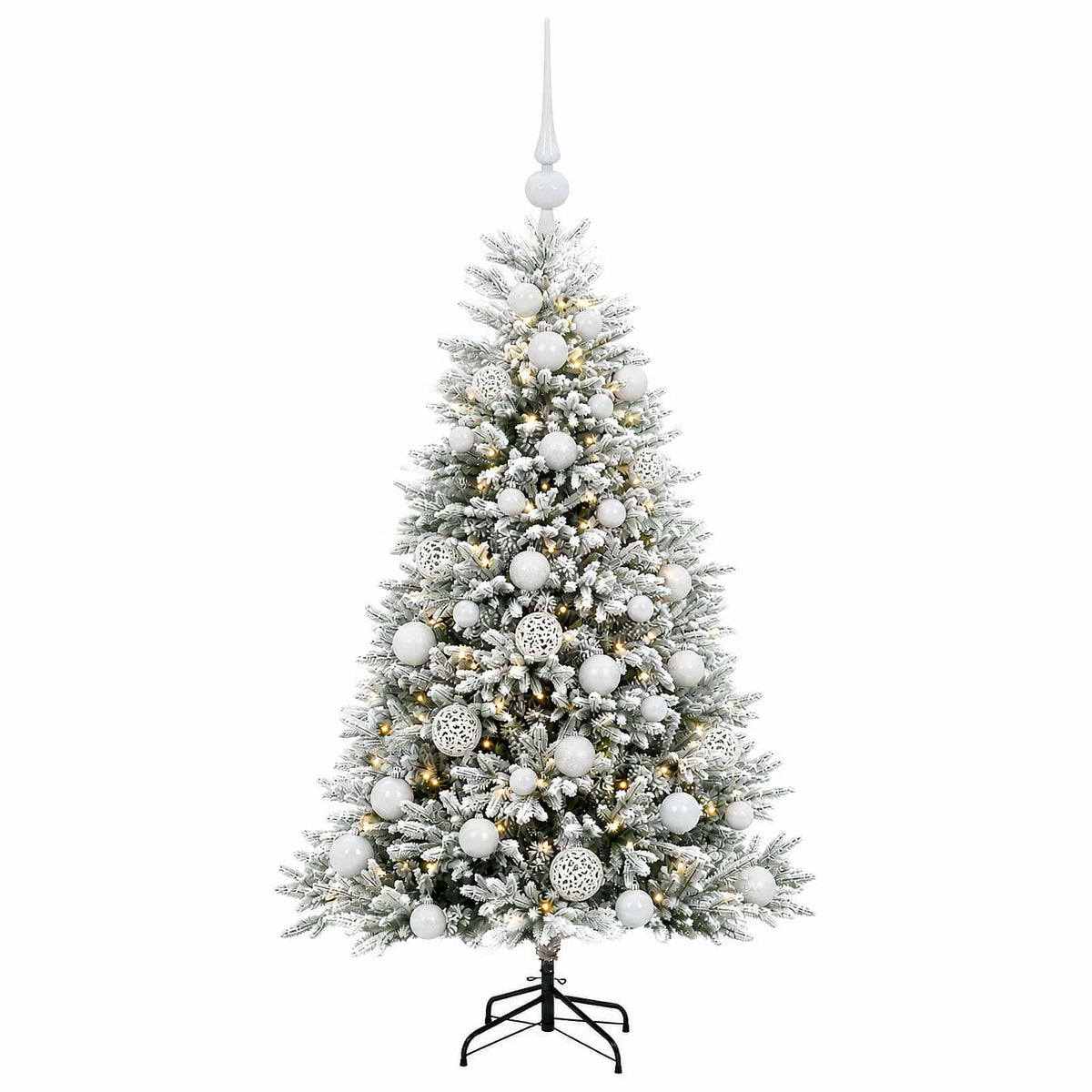 Artificial Christmas Tree with Bauble 120 cm 150 LEDs
