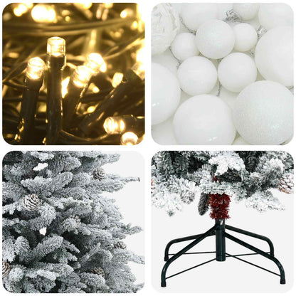 Artificial Christmas Tree with Bauble 120 cm 150 LEDs