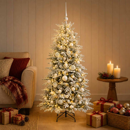 Artificial Christmas Tree with Bauble 120 cm 150 LEDs