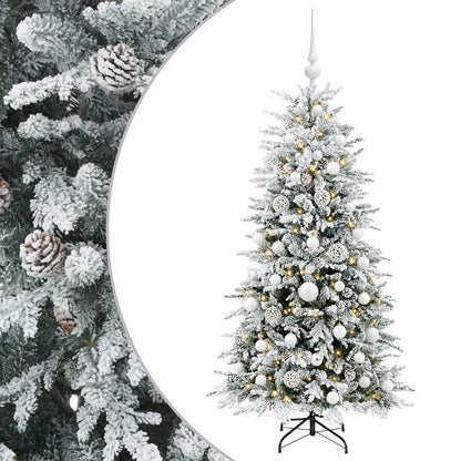 Artificial Christmas Tree with Bauble 150 cm 150 LEDs