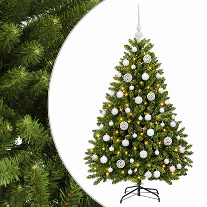 Artificial Christmas Tree Light Green with Bauble 120 cm