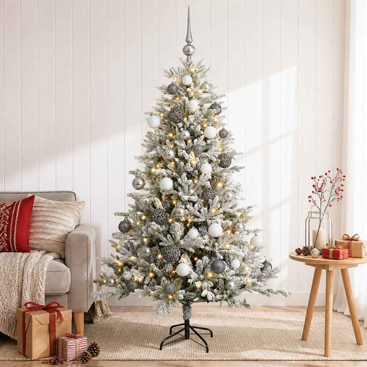 Artificial Christmas Tree with Bauble 120 cm 150 LEDs