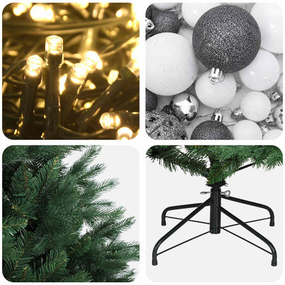 Artificial Christmas Tree with Bauble 120 cm 150 LEDs