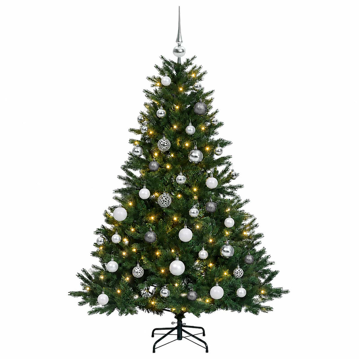 Artificial Christmas Tree with Bauble 120 cm 150 LEDs